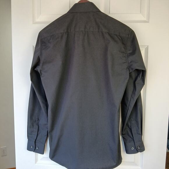 Gioberti Single Needle Tailoring Kids Black Dress Shirt sz 16 long sleeve unisex - Picture 11 of 11